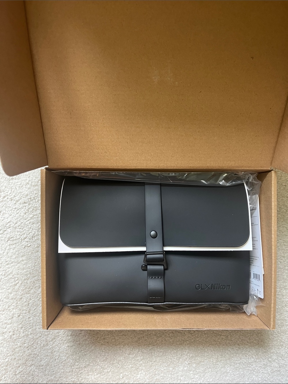 GL x Nikon Black Crossbody Camera Bag with Strap